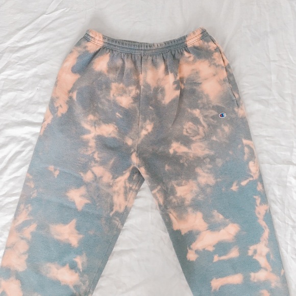 SOLD Champion tie dye sweatshirt sweatpants sweat set - Picture 7 of 9